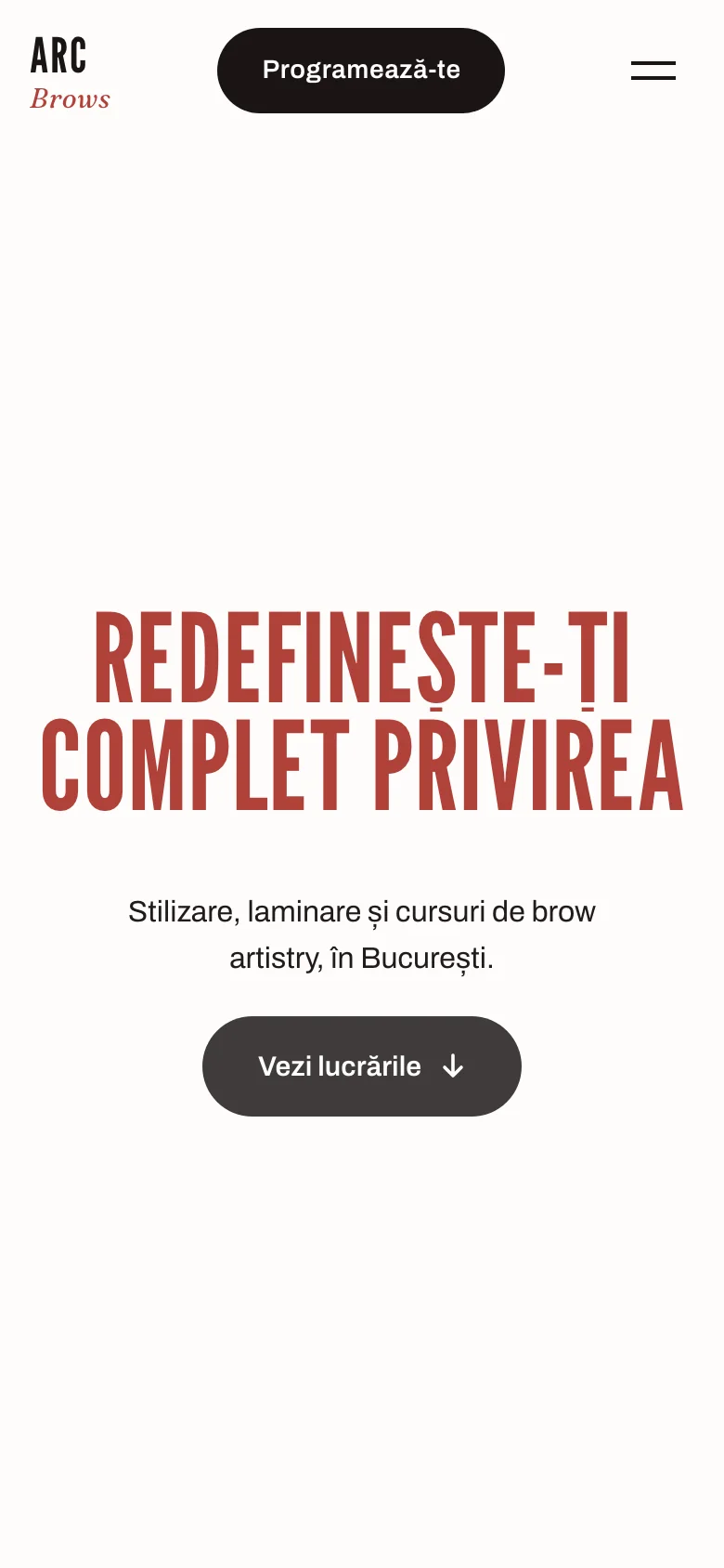 Arc Brow Studio on mobile