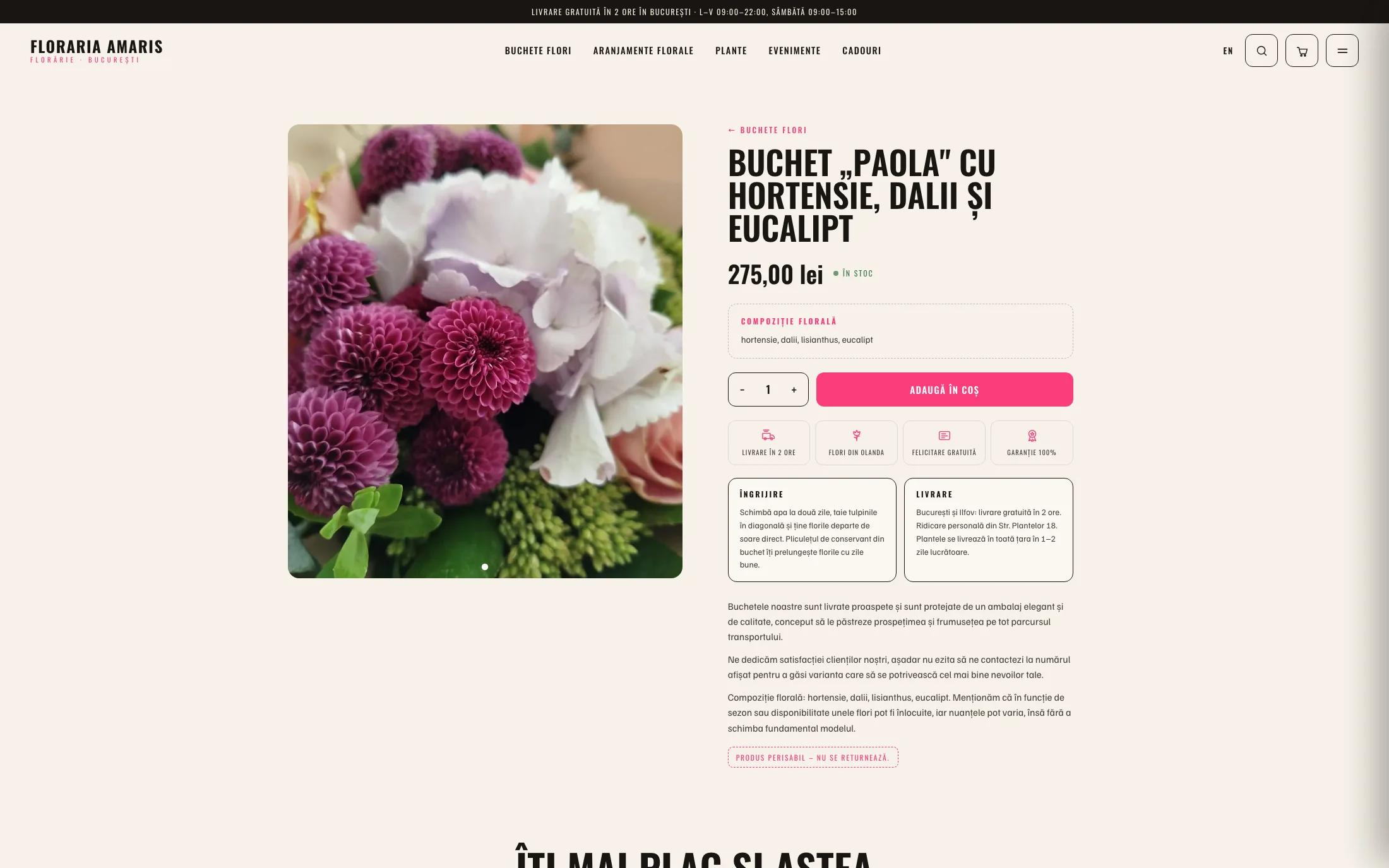 product page